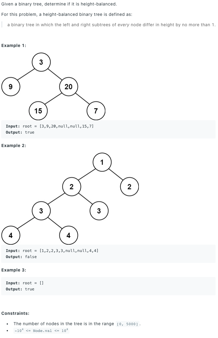 https://leetcode.com/problems/balanced-binary-tree