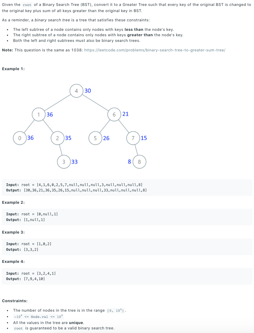 https://leetcode.com/problems/convert-bst-to-greater-tree