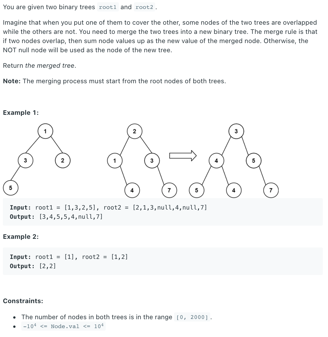https://leetcode.com/problems/merge-two-binary-trees